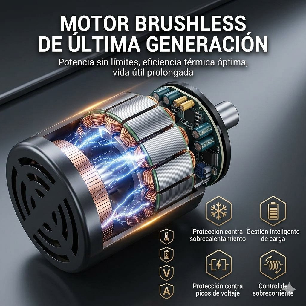 Motosierra Inalambrica Doble Bateria